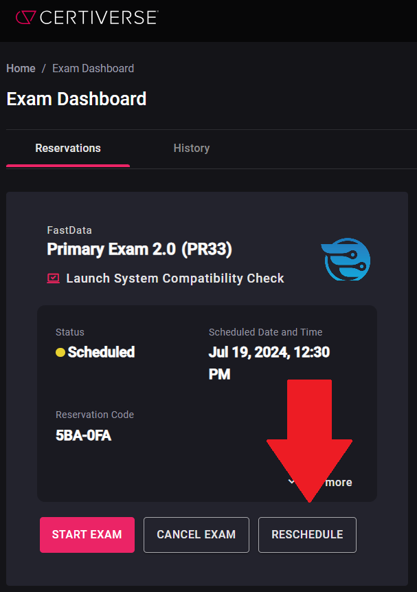 How To Reschedule A Live Proctoring Exam